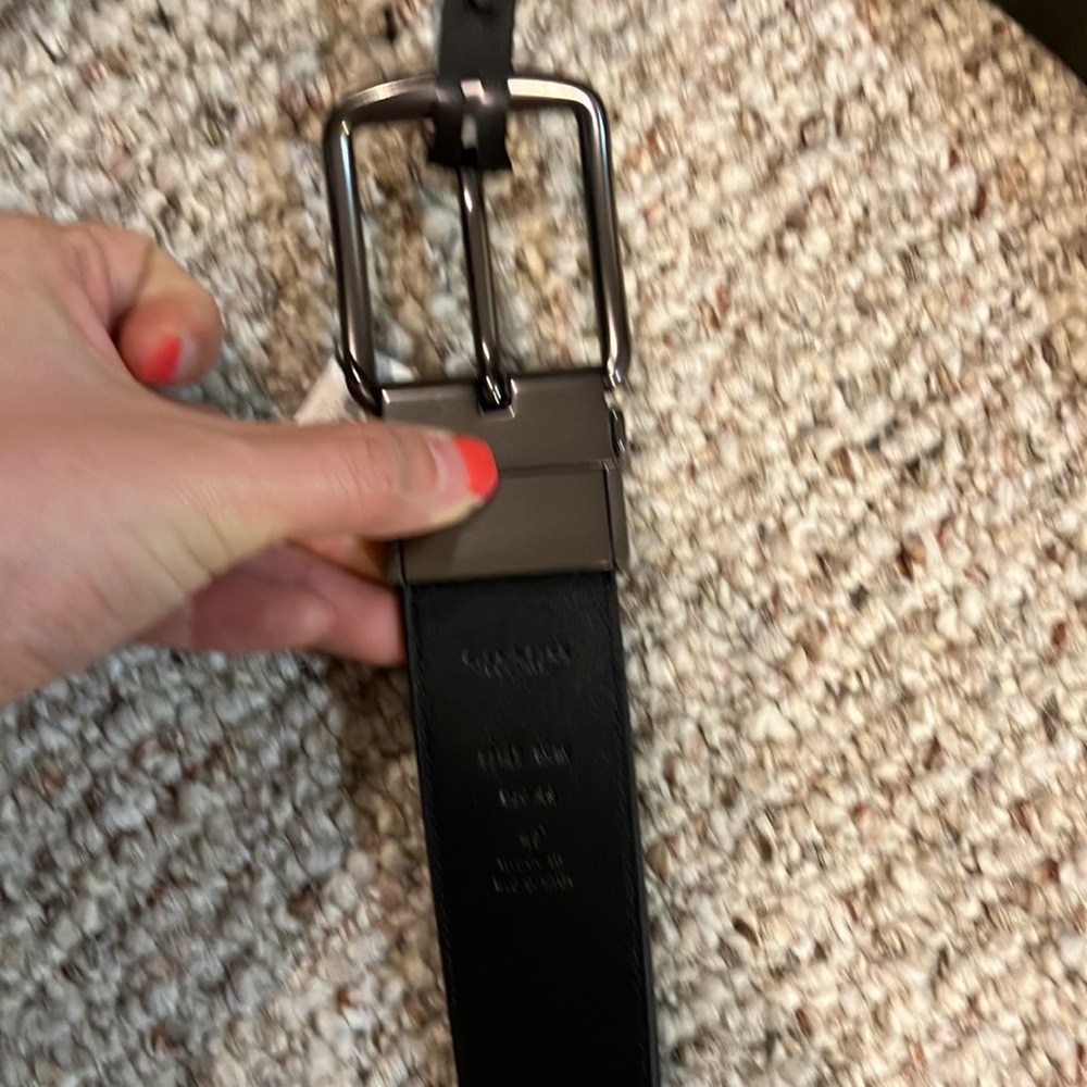 Coach Harness Buckle Cut To Size Reversible Belt, 38 Mm 55168 black - Picture 7 of 10